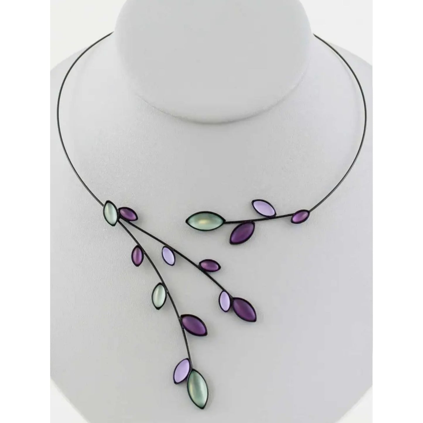 Serene Green and Mystic Purple Necklace