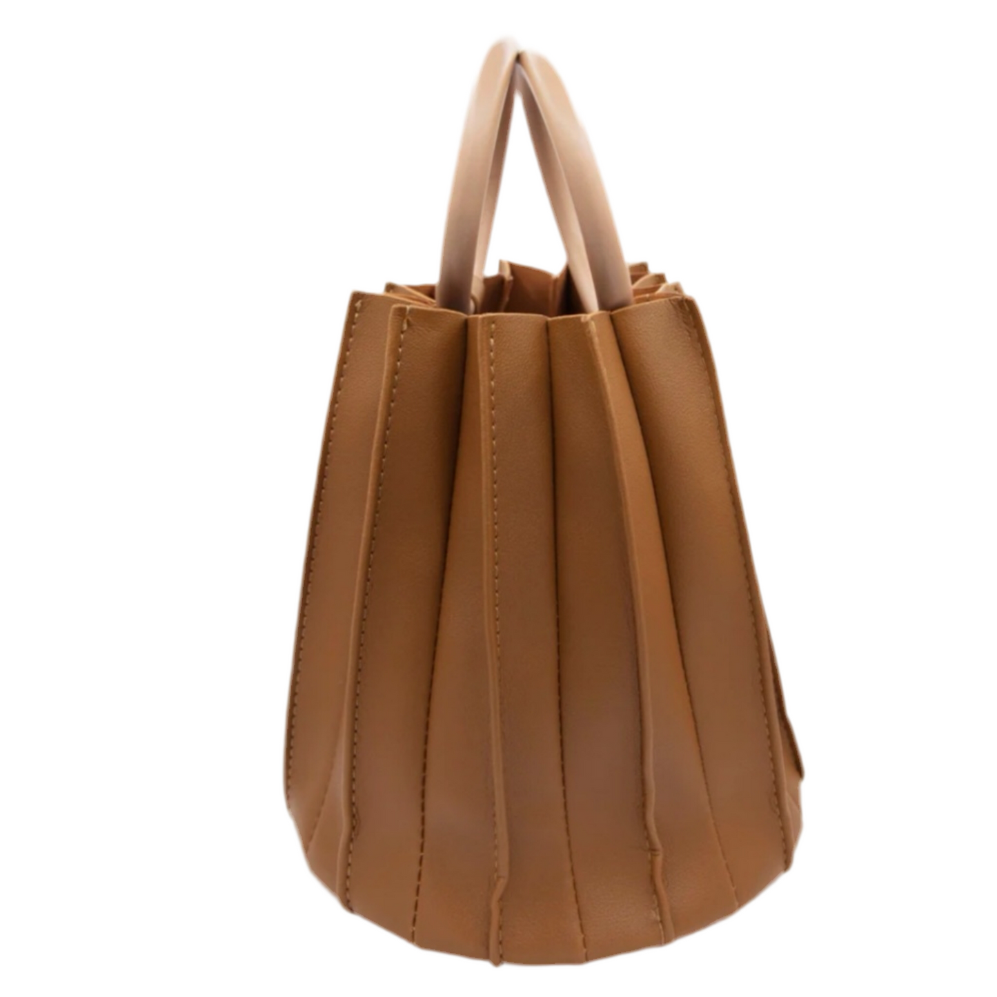 Pleated Bucket Bag