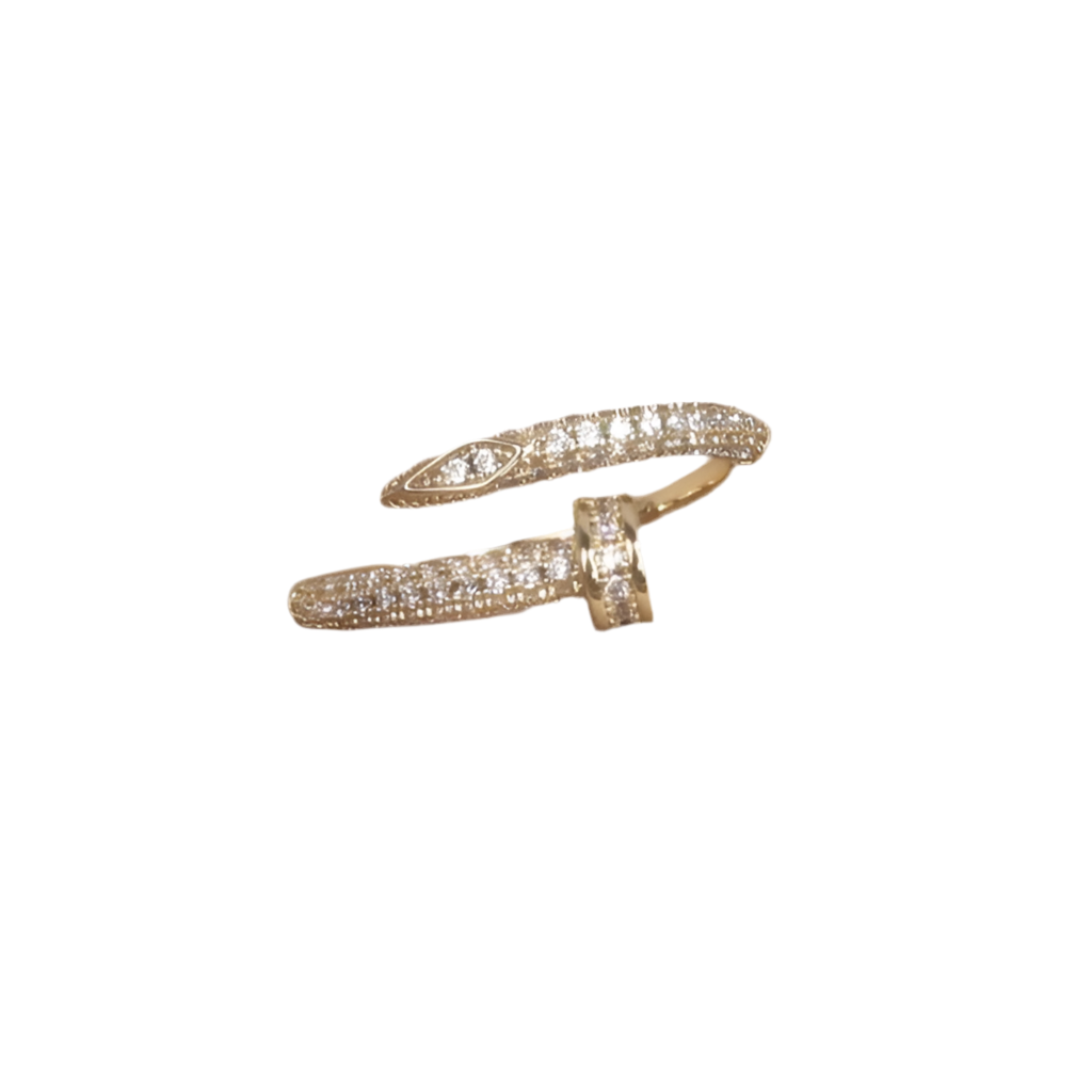 Crystail Nail Ring