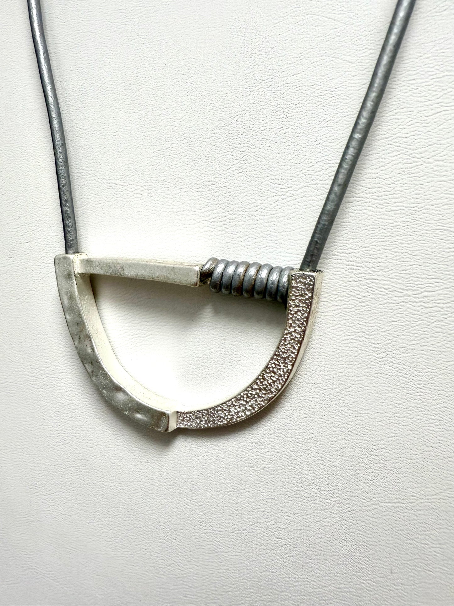 Knotted Steel Necklace