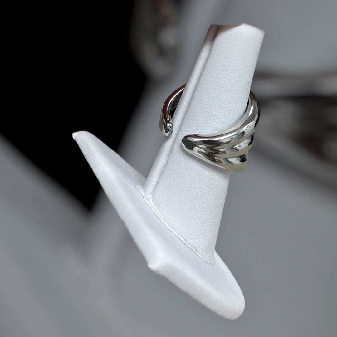 3 Attached Silver Ring
