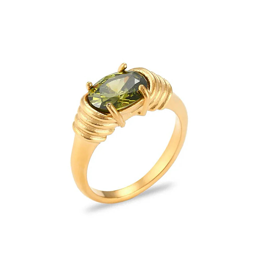 Abyss Crystal Stone Ring
