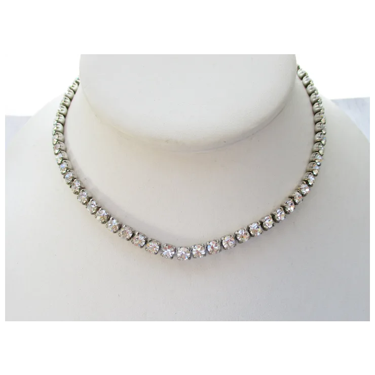 Crystal Rhinestone Choker Necklace