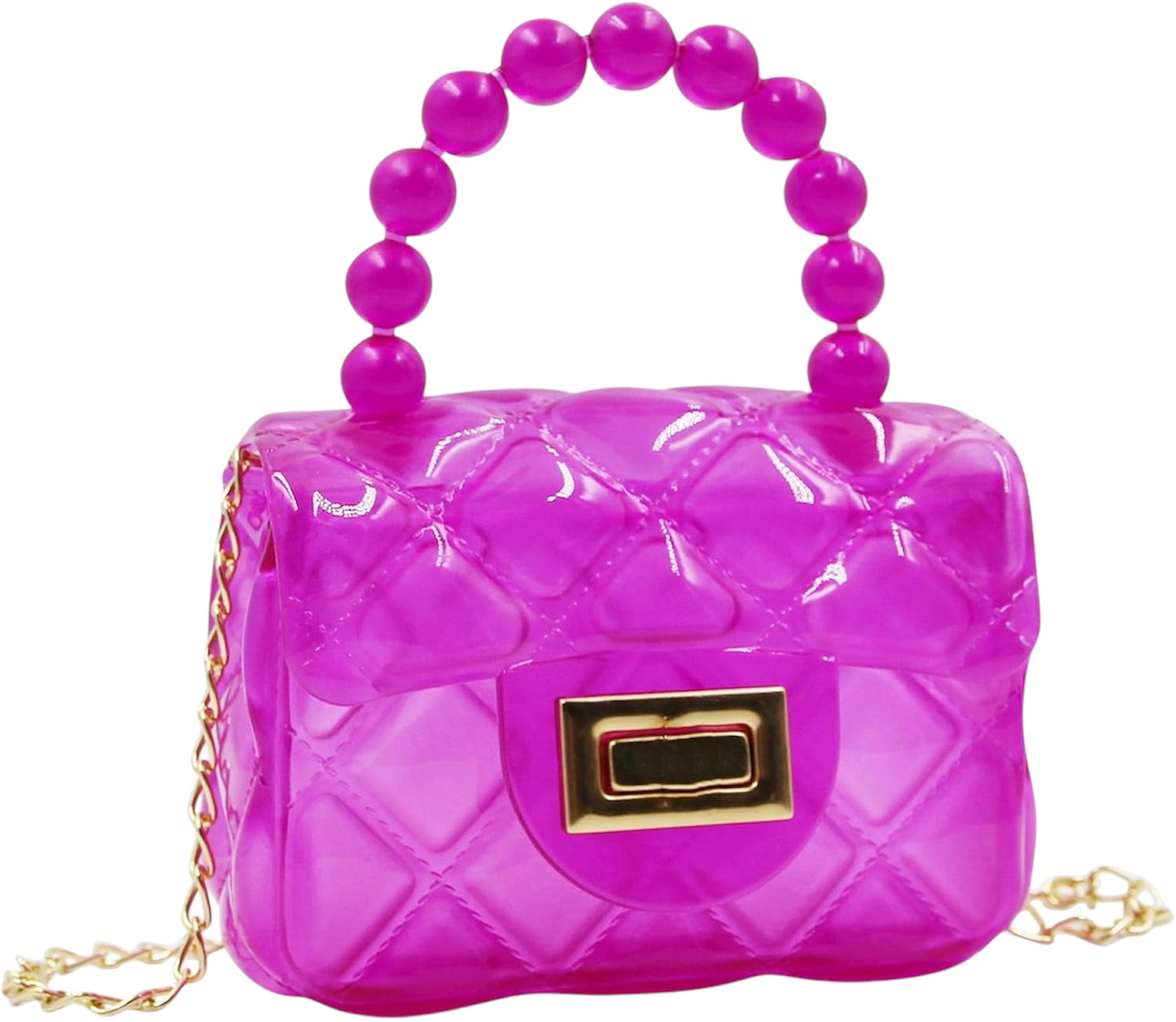 Jelly Pearl Top Handle Purses