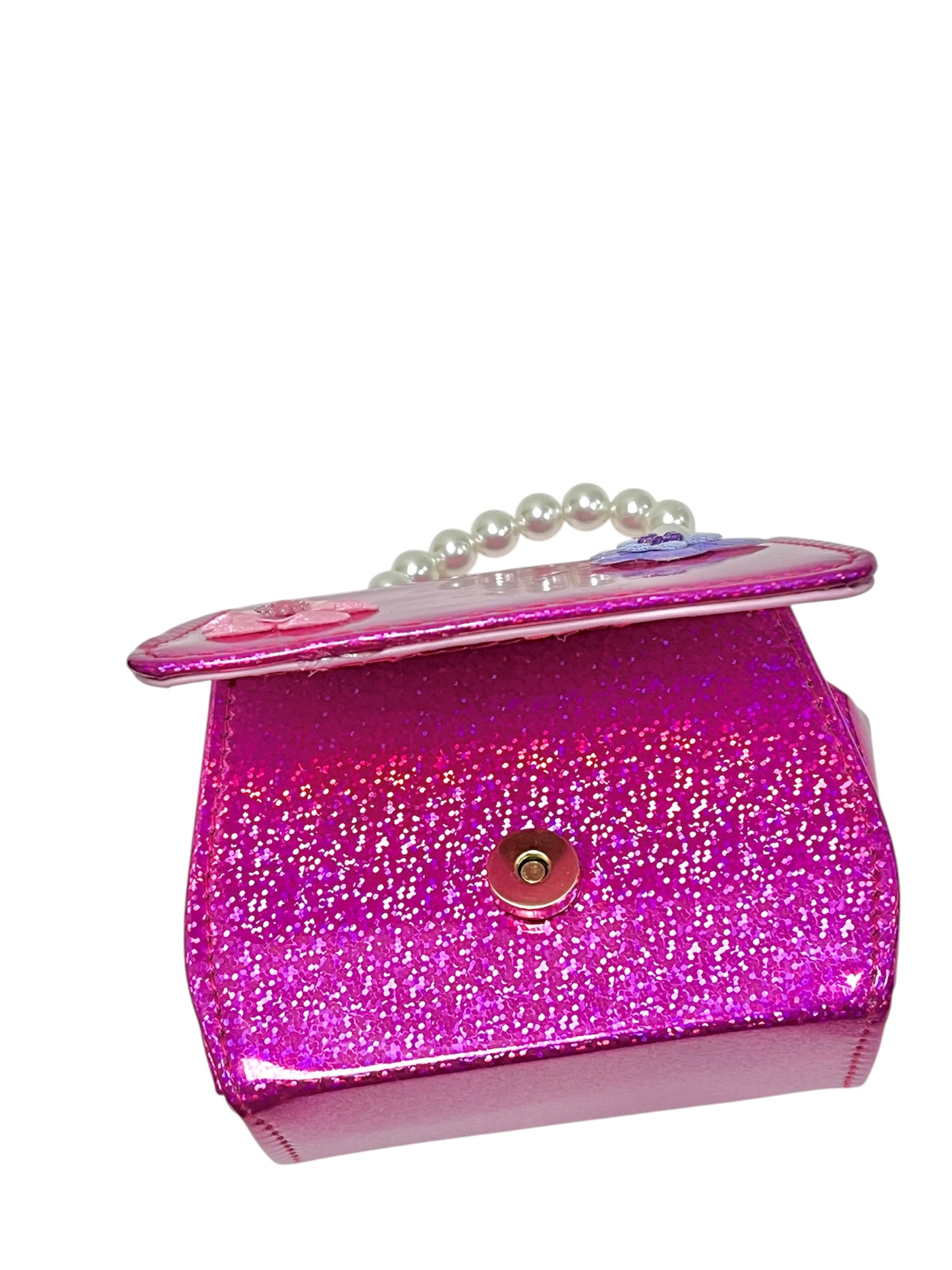 Dazzling Roses & Butterflies Top Handle Purse