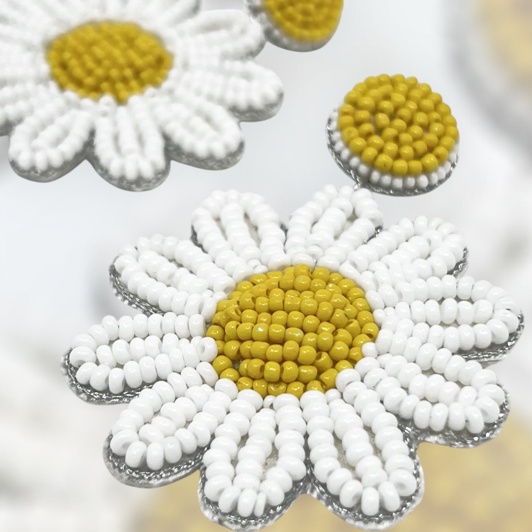 Daisy Daze Beaded Earrings