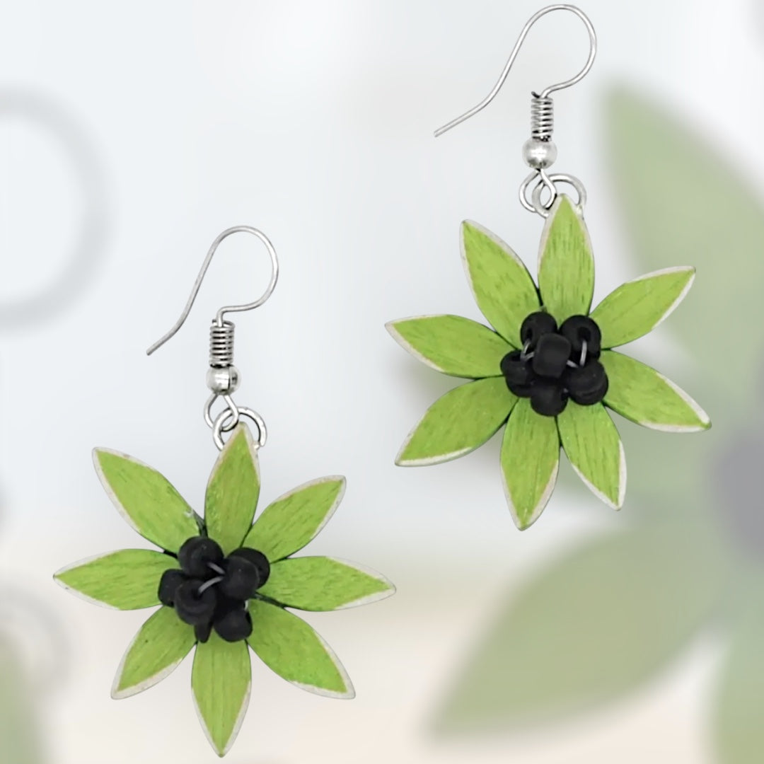 Amaya Flower Earrings | Designer Jewelry | She She's Closet