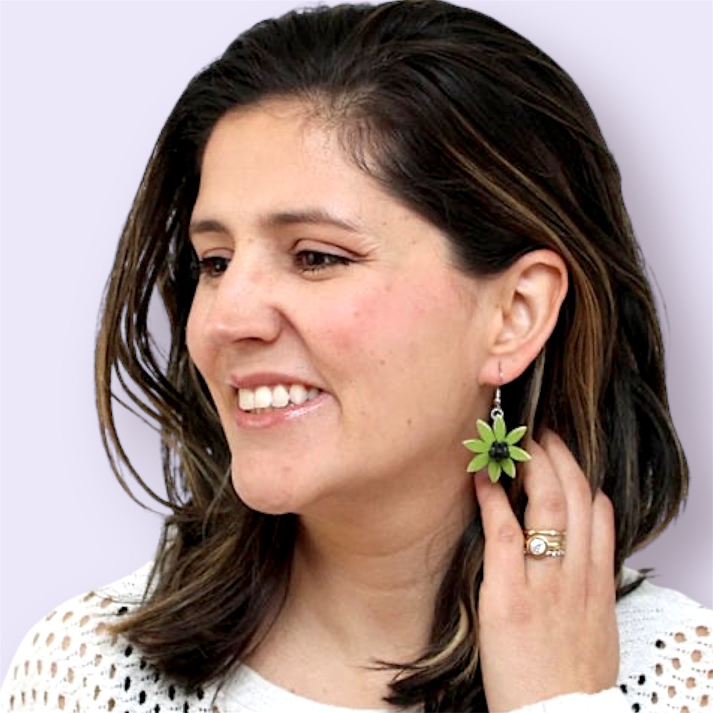 Amaya Flower Earrings | Designer Jewelry | She She's Closet