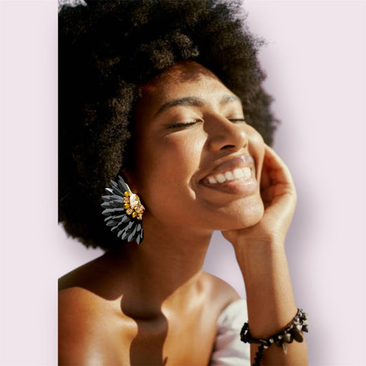 Opium Flare Petal Earrings