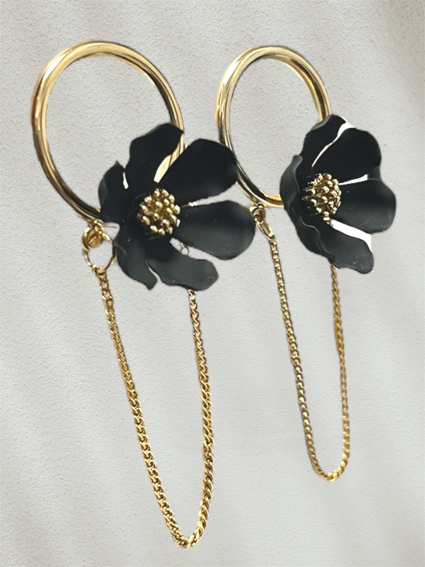 Radiant Dusk Floral Earrings