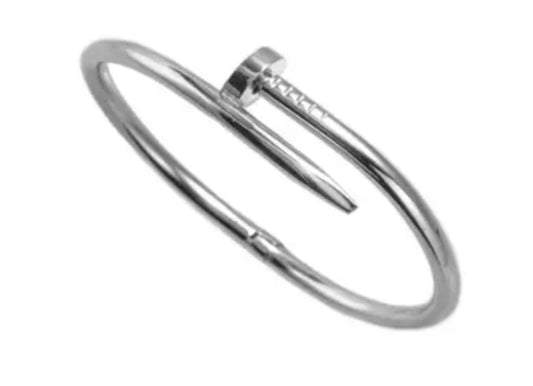 Stainless Steel Nail Bangle Bracelet
