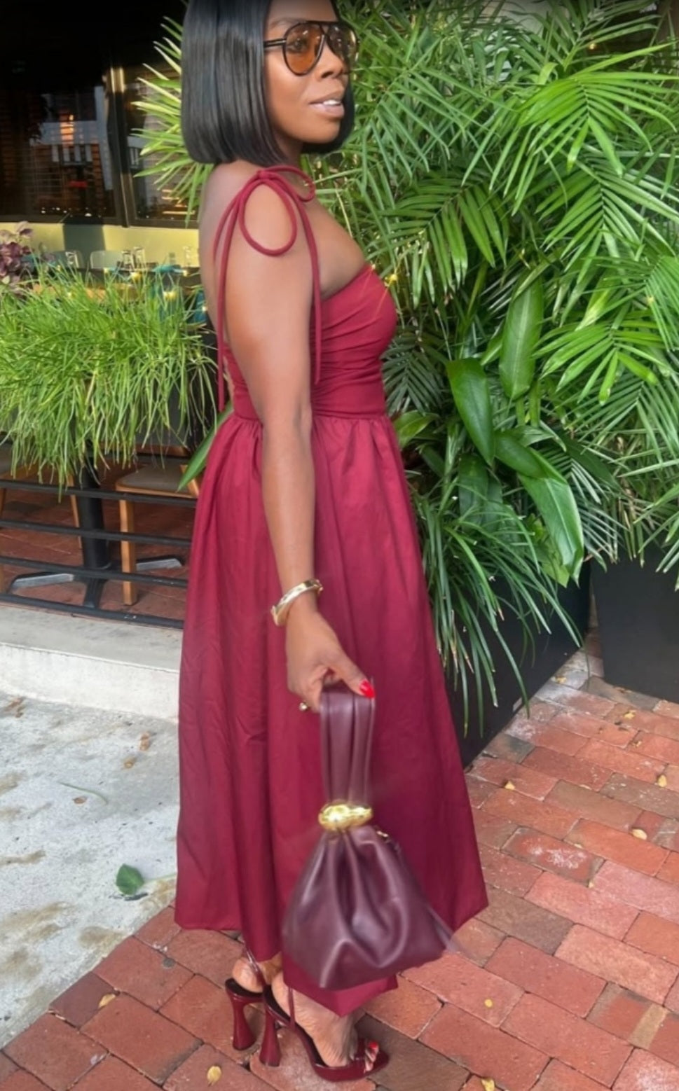 Nneka Inspired Vegan Leather Top Handle Handbag7