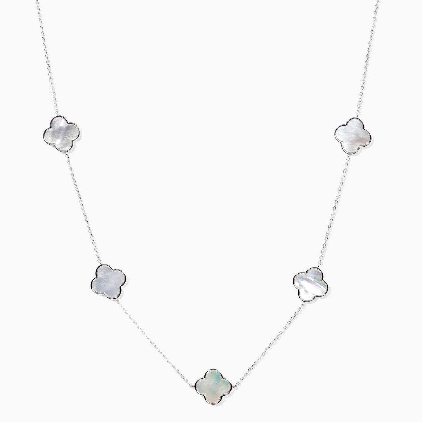 Lucky Clover Mother of Pearl Necklace