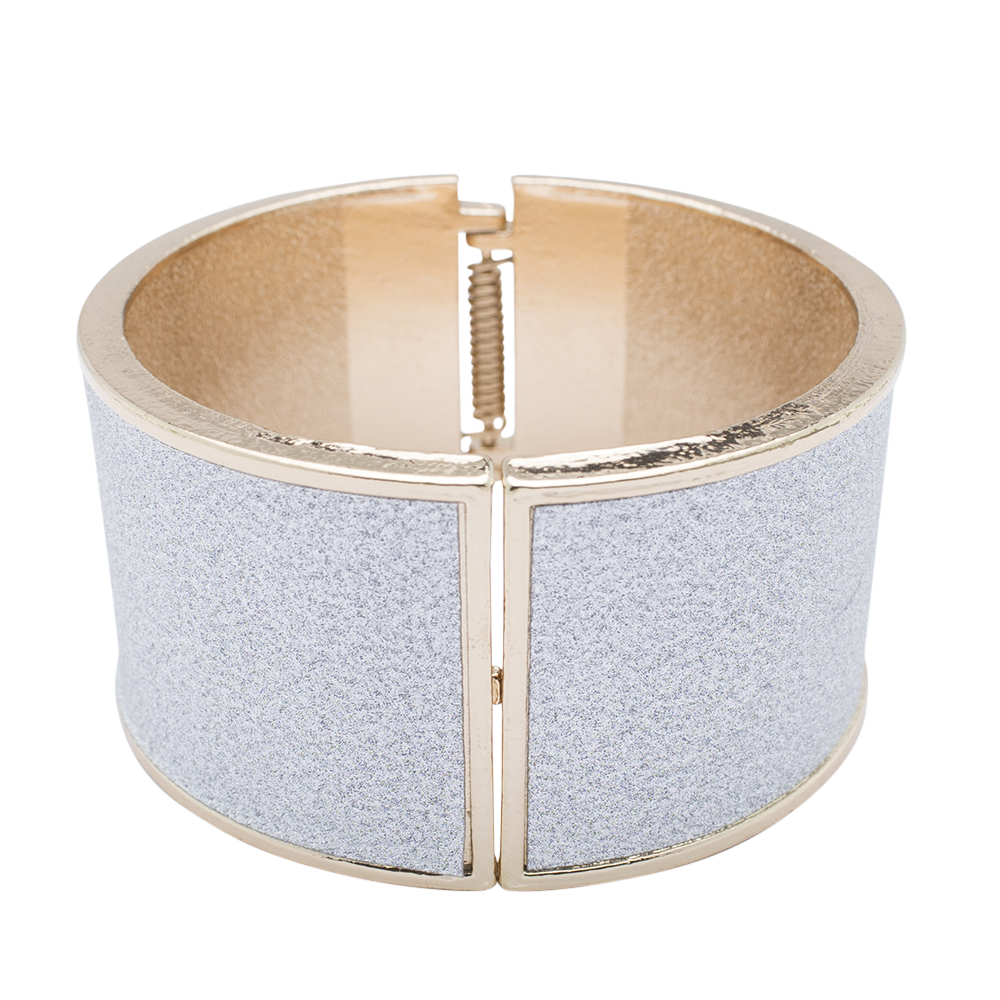 Shimmer Silver & Gold Cuff Bracelet