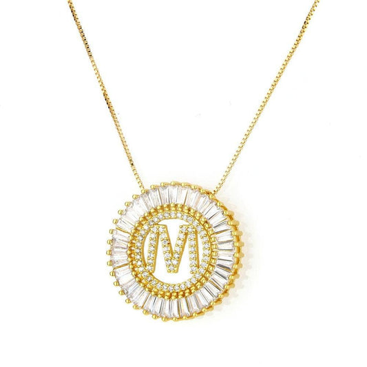 Monogram A Original Radiant Initial Necklace