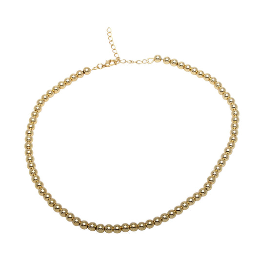Gold Beaded Necklace