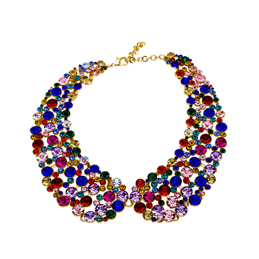 Multi Colored Crystal Necklace