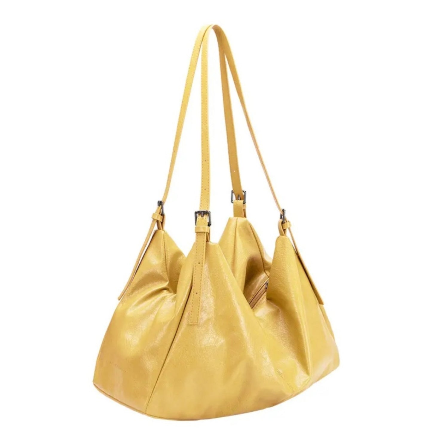 Butter Soft Yellow Vegan Tote Handbag