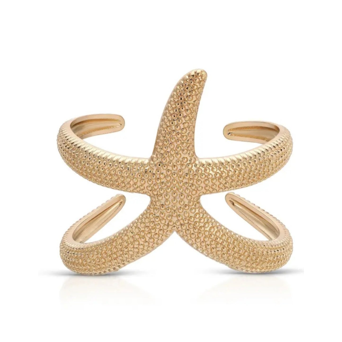 Starfish Cuff Bracelet Adjustable