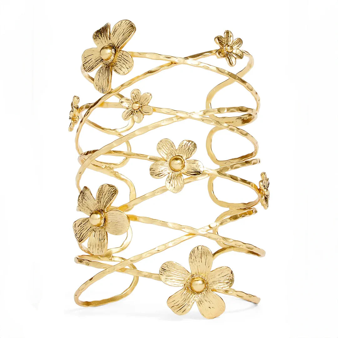 Flower Cuff Bracelet: A Whimsical Touch of Elegance