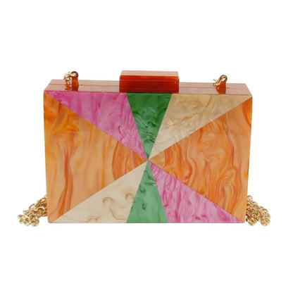 Multi Color Acrylic Handbag