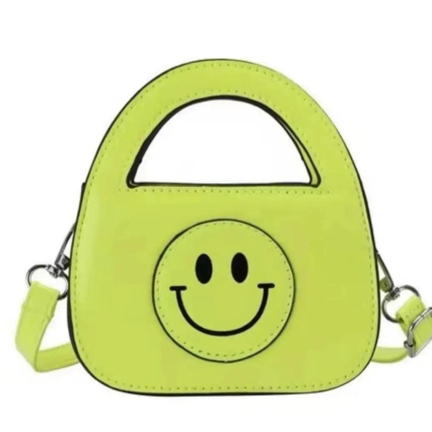 Smiley Face Girls Crossbody Handbag