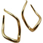 Crooked Hoop Post Earrings Bestseller