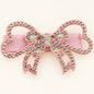 Pink Bow Hair Clip