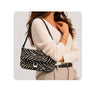 Gloria Zebra Print Shoulder Bag