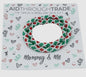 Mommy & Me Red, White & Green Mistletoe Bracelets