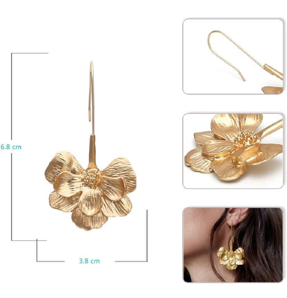 Flower Statement Earrings