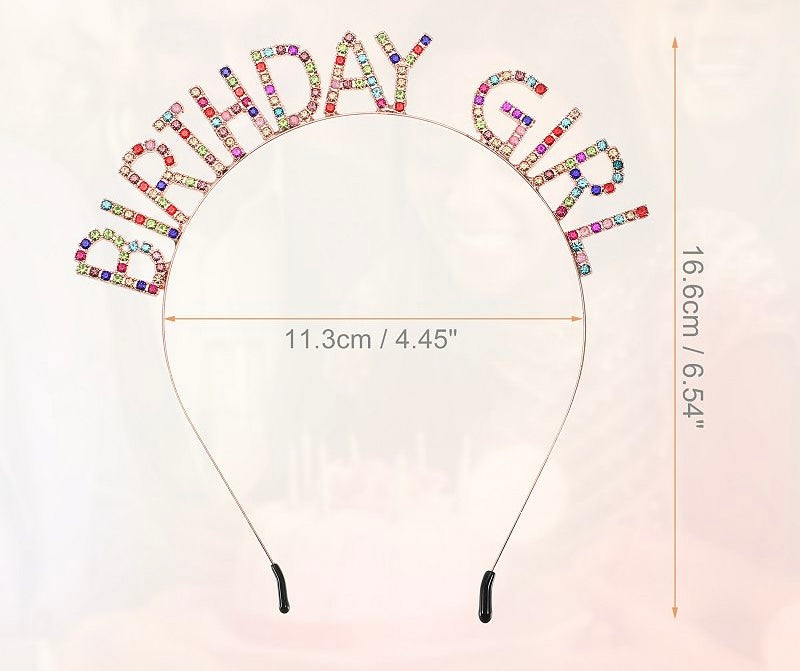 Sparkly Birthday Girl Headband