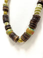 African Beaded Natural Strand Necklace| Unique Jewelry | She She's Closet