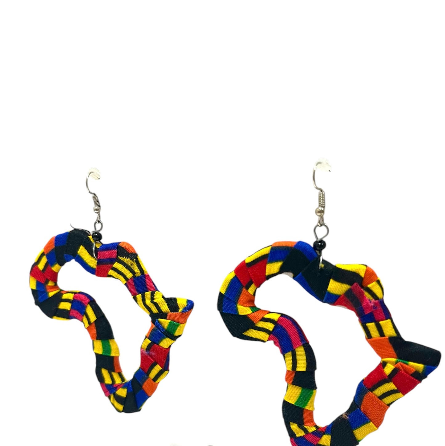 Ankara African Printed Fabric Earrings