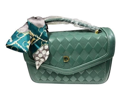 Luxe Green Top Handle/Crossbody Bag