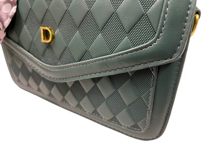 Luxe Green Top Handle/Crossbody Bag