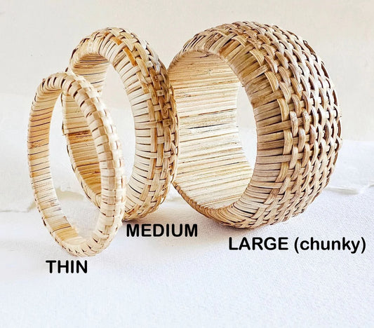 Woven Rattan Bracelets