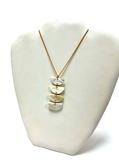 Saigon Buffalo Horn Stacked Necklace