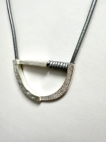 Knotted Steel Necklace