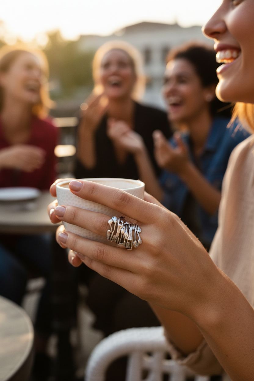 Leaf Garden Wrap Ring