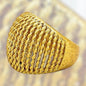 Dome Etched Ring