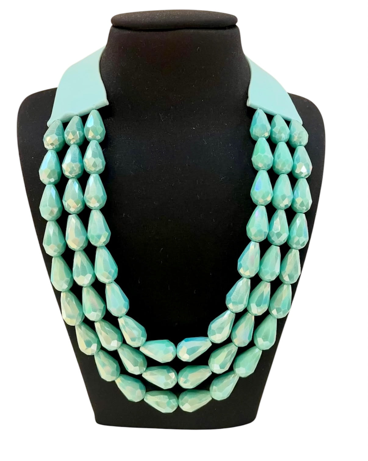 Nora Multistrand Resin Necklace