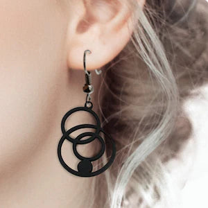 Circular Silicone Earrings