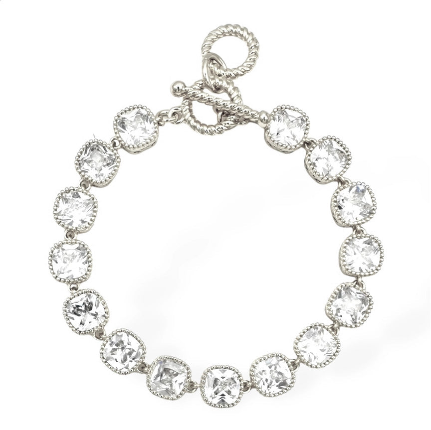 Silver Crystal Bracelet