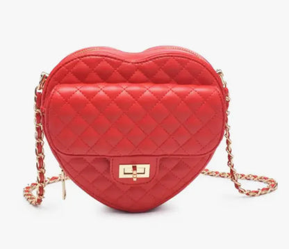 Heart Shaped Crossbody Bag