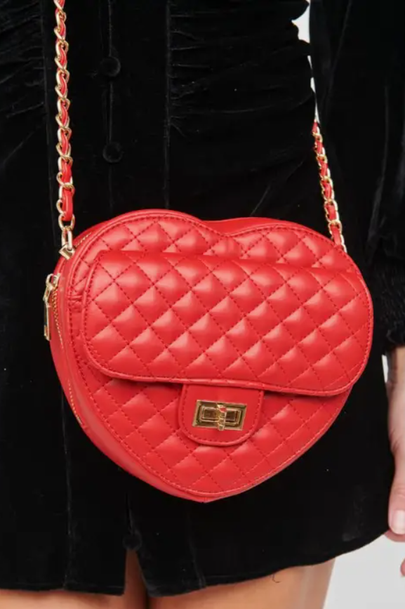 Heart Shaped Crossbody Bag