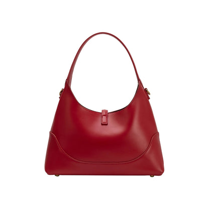 Red Luxe Shoulder Bag