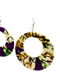 Ankara African Printed Fabric Earrings