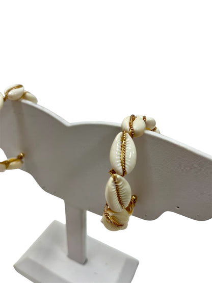 Cowry Hoop Earrings