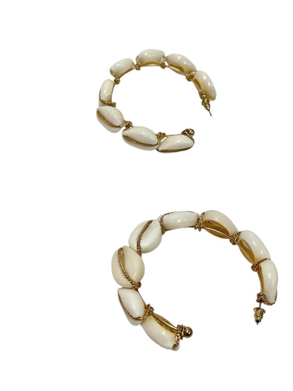 Cowry Hoop Earrings